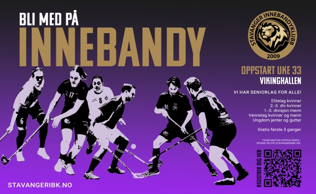 Ny student i Stavanger eller ønsker å prøve innebandy som ny idrett?