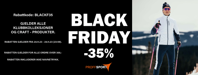 Black Friday på klubbklær fra Proffsport